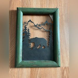 Red Shed Home Wall Decor Bear